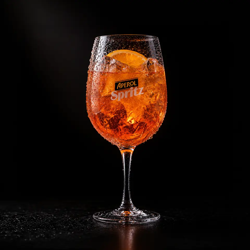Aperol Spritz cocktail bij Café de Heeren in Purmerend