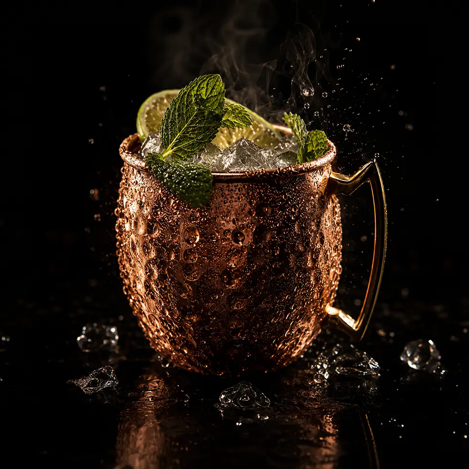 Moscow Mule cocktail bij Café de Heeren in Purmerend