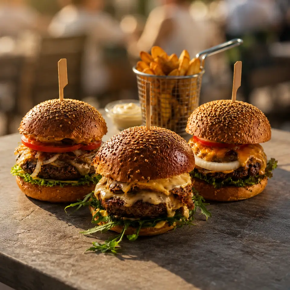 Sappige burgers bij Donderdag Burgerdag in Café de Heeren aan de Koemarkt in Purmerend