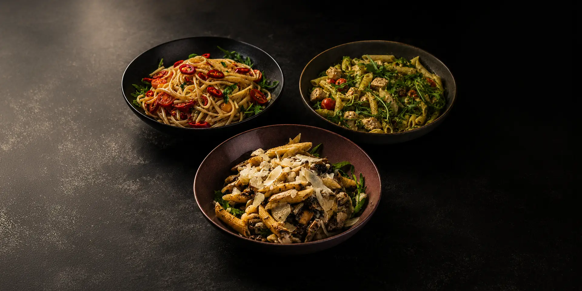 Verse pasta bij Pasta op Woensdag in Café de Heeren aan de Koemarkt in Purmerend